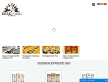 Tablet Screenshot of erbenobili.com